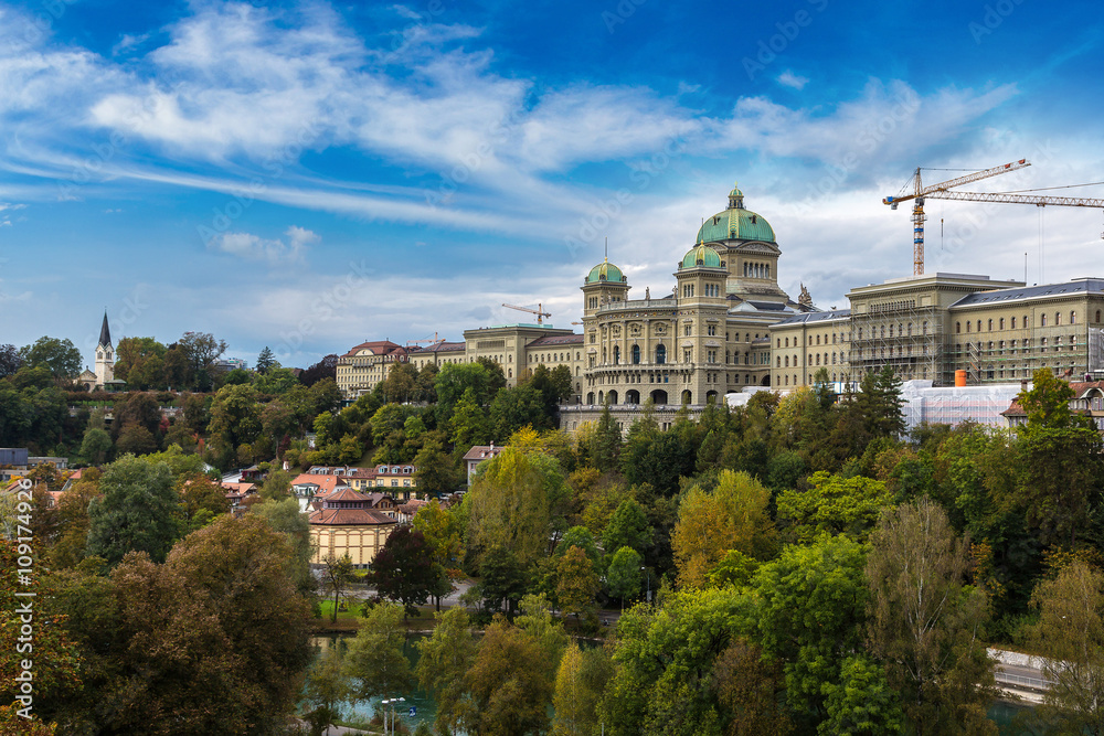 Obraz premium Federal palace of Switzerland in Bern