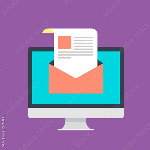 Flat design modern vector illustration concept