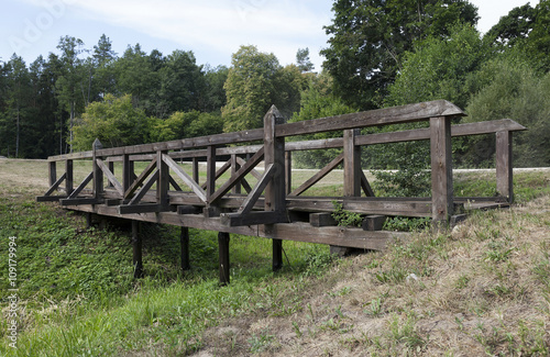 old wooden bridge 