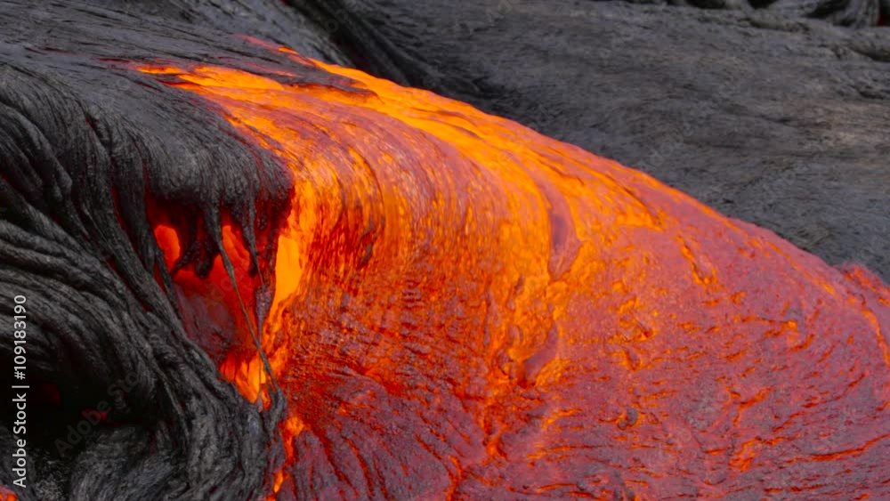 Hawaii Lava Flow 4K