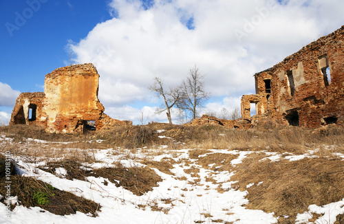 Obraz na plátně the ruins of an ancient fortress