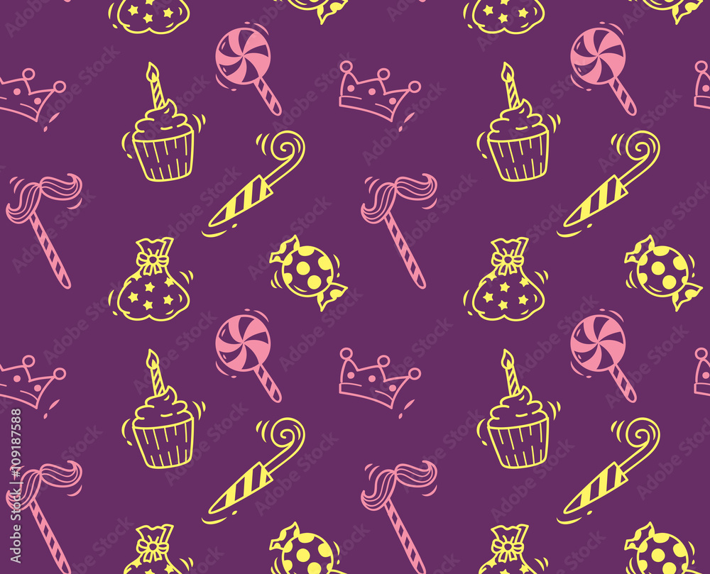 cupcake and candy background