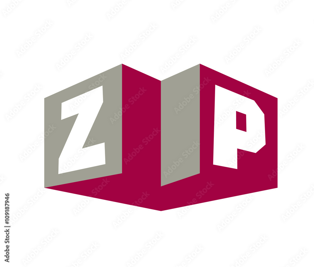 Fototapeta premium ZP Initial Logo for your startup venture