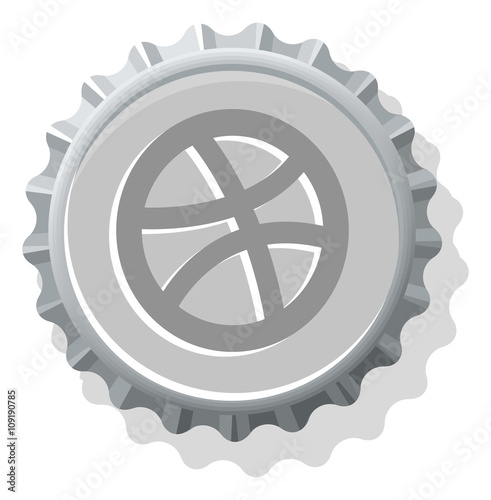 bottle cap symbol icons