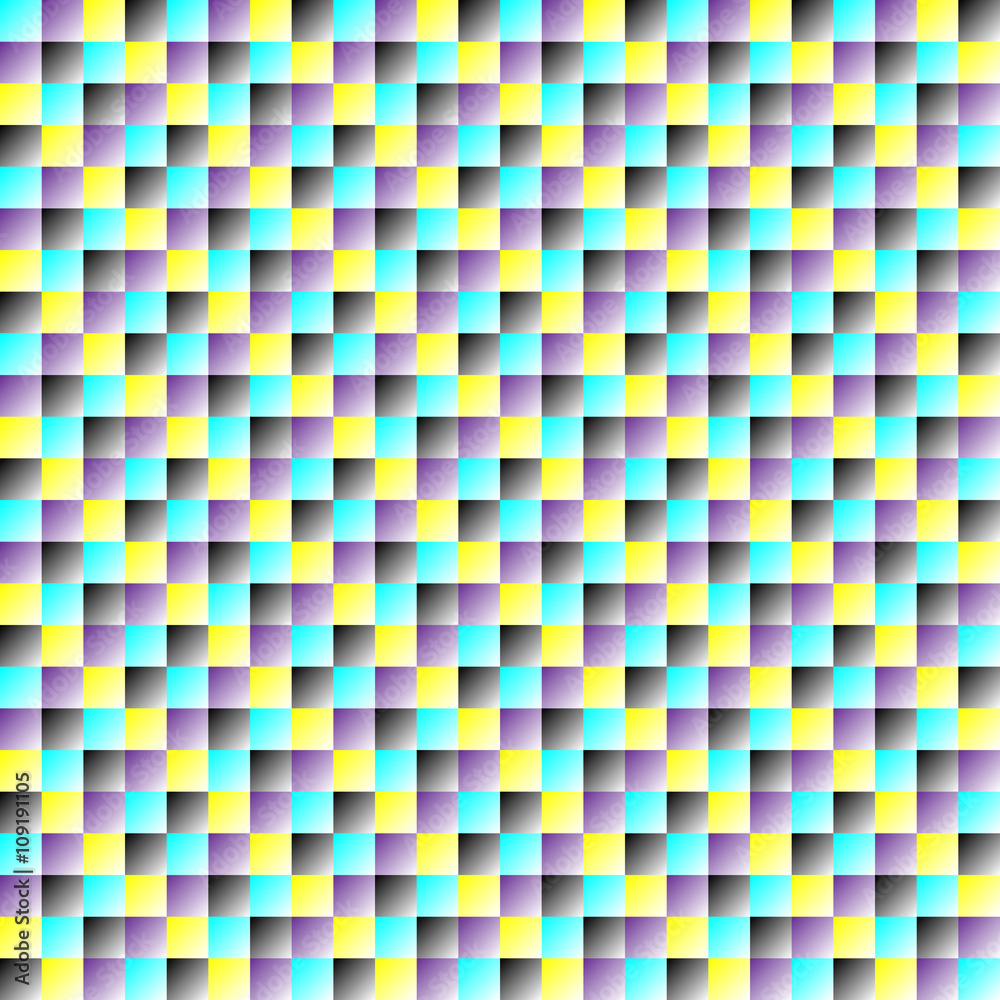 CMYK colors square pattern CMYK colors square pattern
