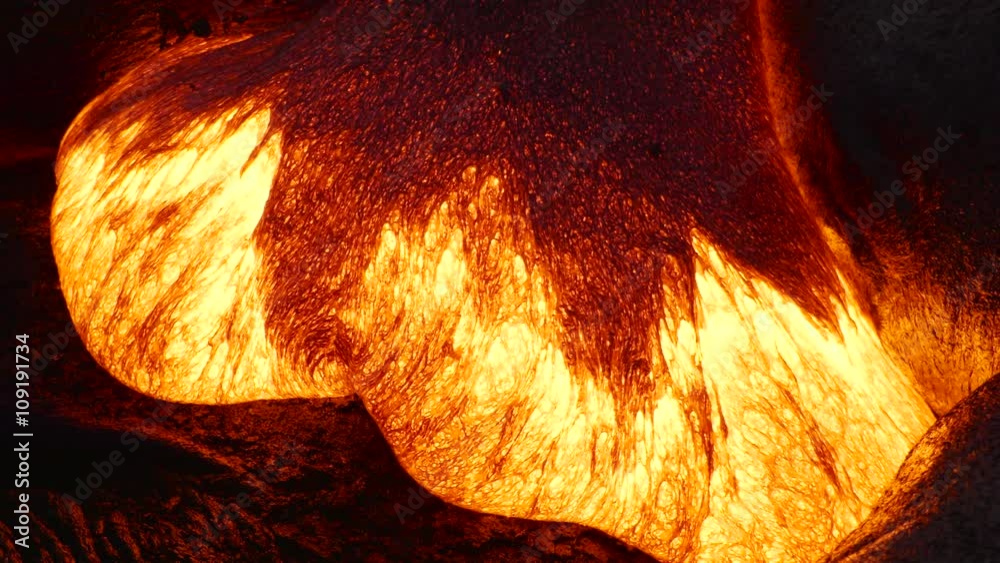 Hawaii Lava Flow 4K