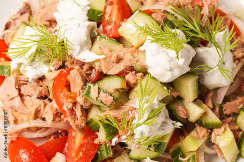 Fresh healthy Tuna salad