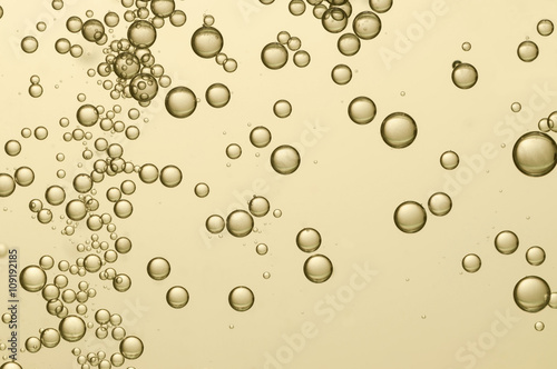 Beautiful golden bubbles