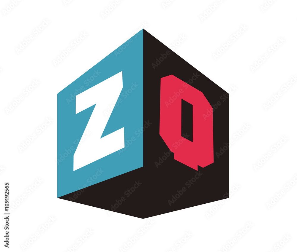 ZQ Initial Logo for your startup venture ZQ Initial Logo for your startup venture