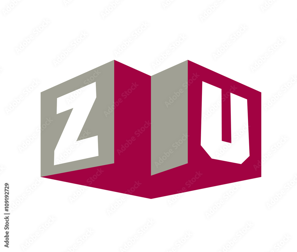 ZU Initial Logo for your startup venture ZU Initial Logo for your startup venture