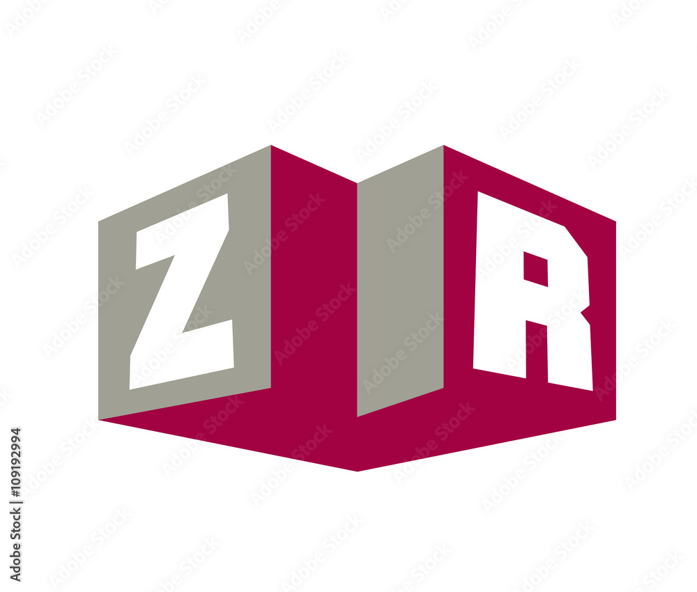 ZR Initial Logo for your startup venture