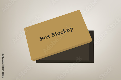 Shoes product packaging mock-up box 3