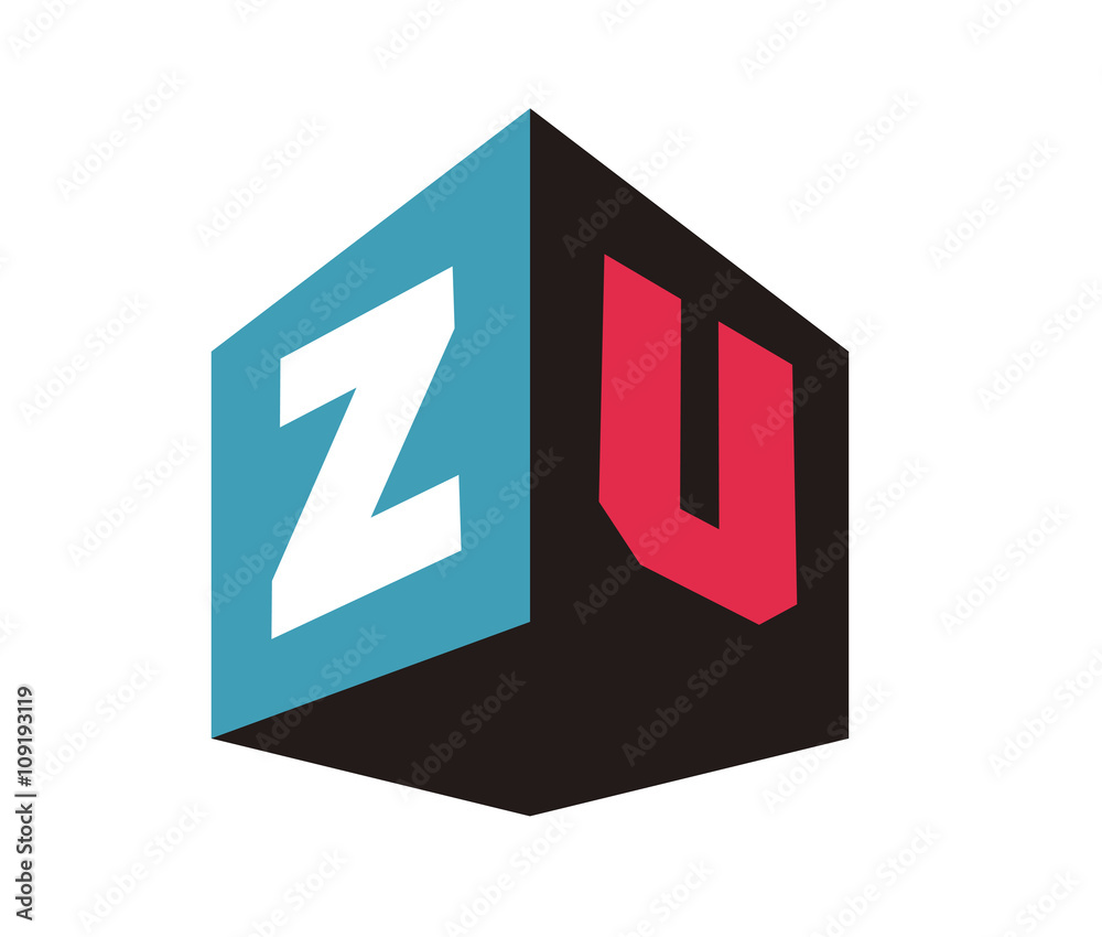 ZU Initial Logo for your startup venture ZU Initial Logo for your startup venture