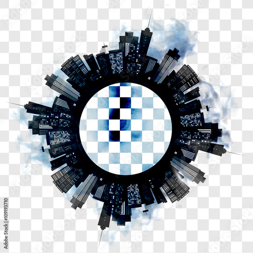 Vector modern city. 