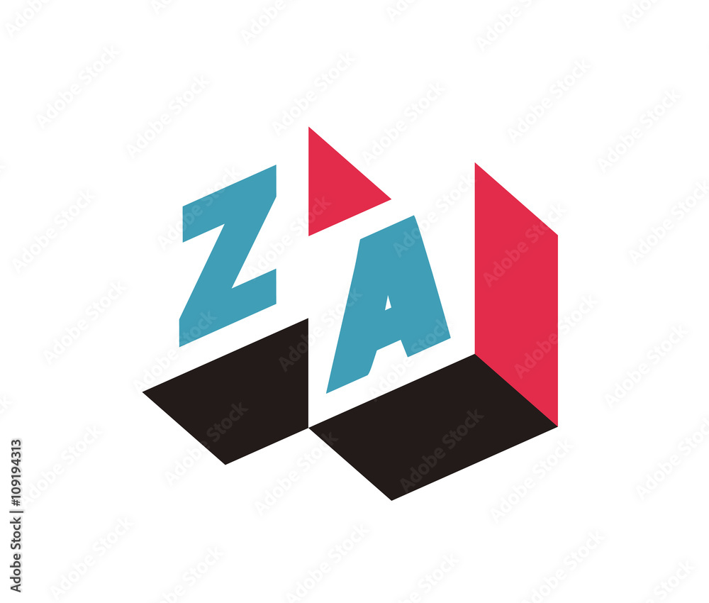 ZA Initial Logo for your startup venture ZA Initial Logo for your startup venture