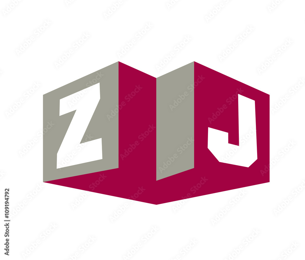 ZJ Initial Logo for your startup venture ZJ Initial Logo for your startup venture