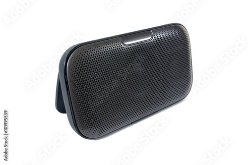 Bluetooth speaker isolated on white background