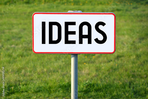 Ideas signpost
