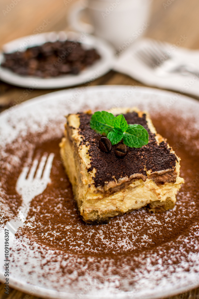 Italian dessert tiramisu