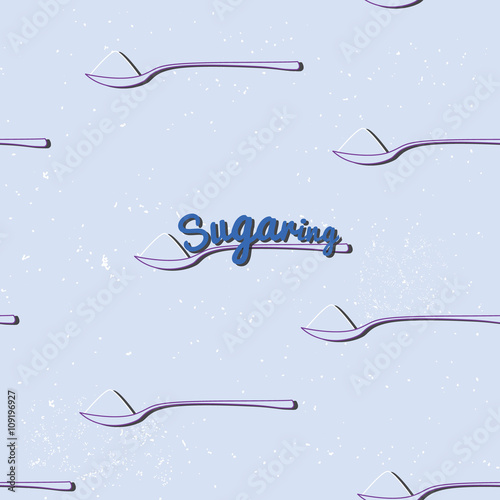 seamless pattern. sugaring icon. sugar paste for epilation