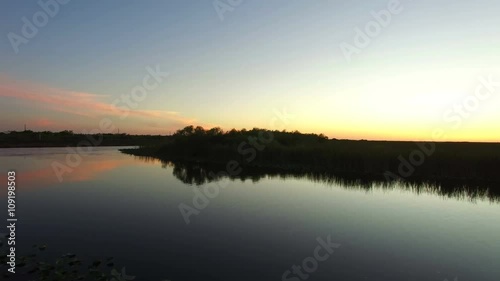 Wallpaper Mural Aerial at night of the Everglades National Park Torontodigital.ca