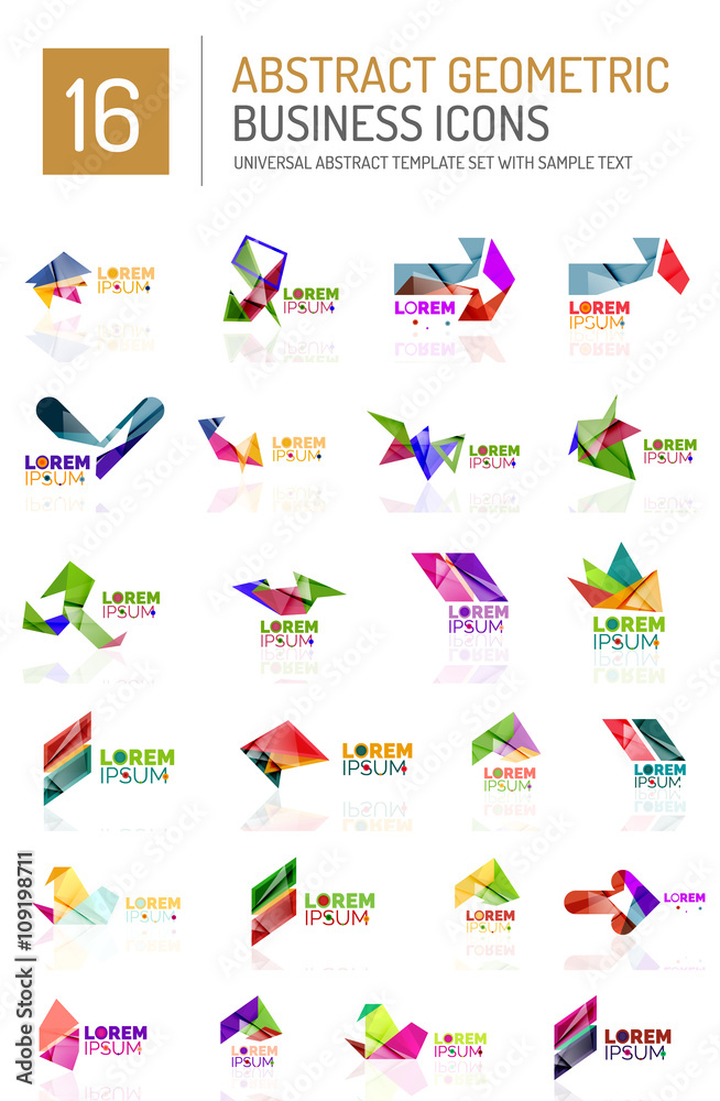 Abstract business icons