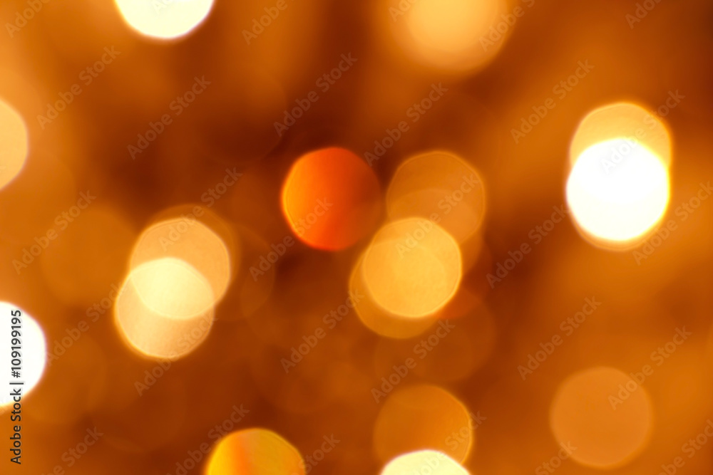 Blurred background sources of light