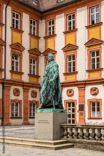 Statue of Maximilian II Bayreuth,Franken photo