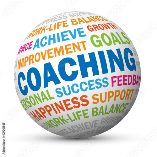 COACHING Globe Tag Cloud