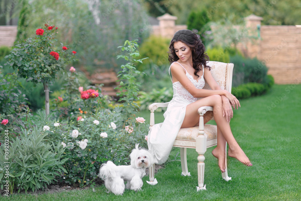 portrait of a beautiful bride in summer portrait of a beautiful bride in summer