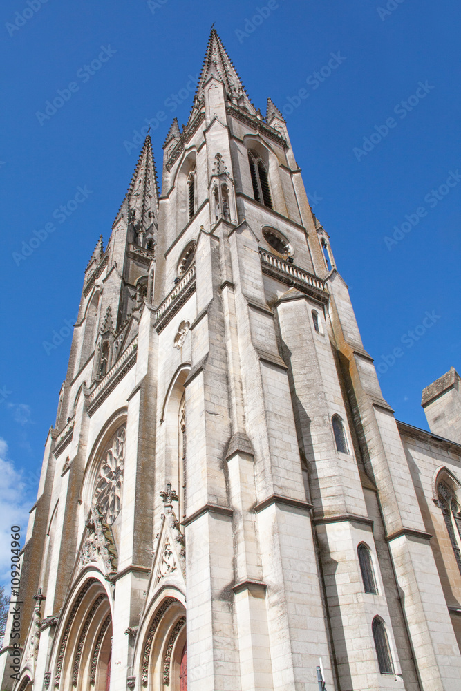 Niort. L'église saint André. Deux Sèvres, Poitou Charentes