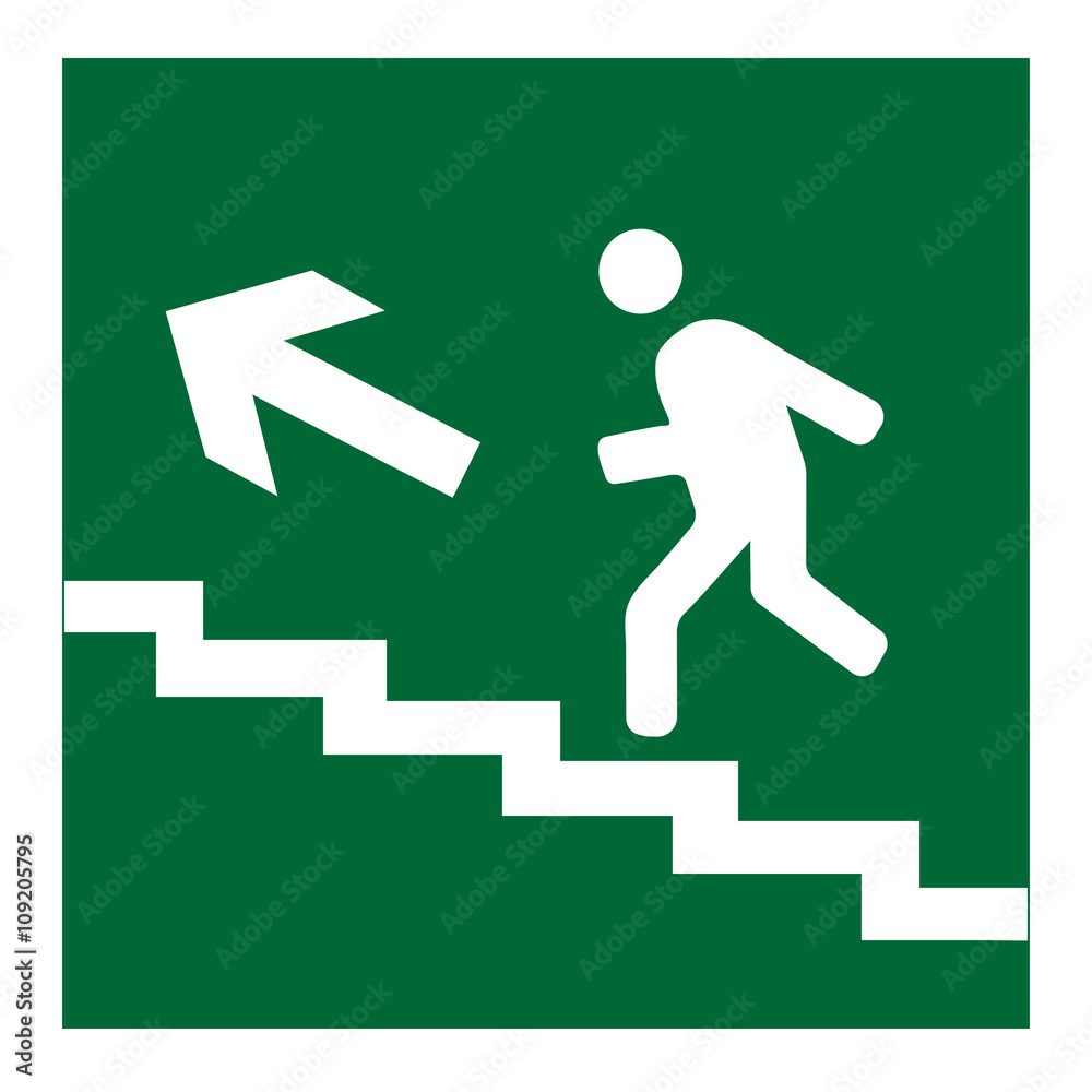 Infographic vector of man on stairs icon, man walk on stair vector