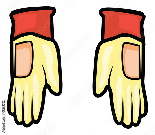 Gardening Pair Of Green Gardening Hand Gloves