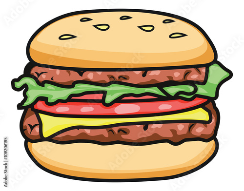 burger and fries clipart restaurant