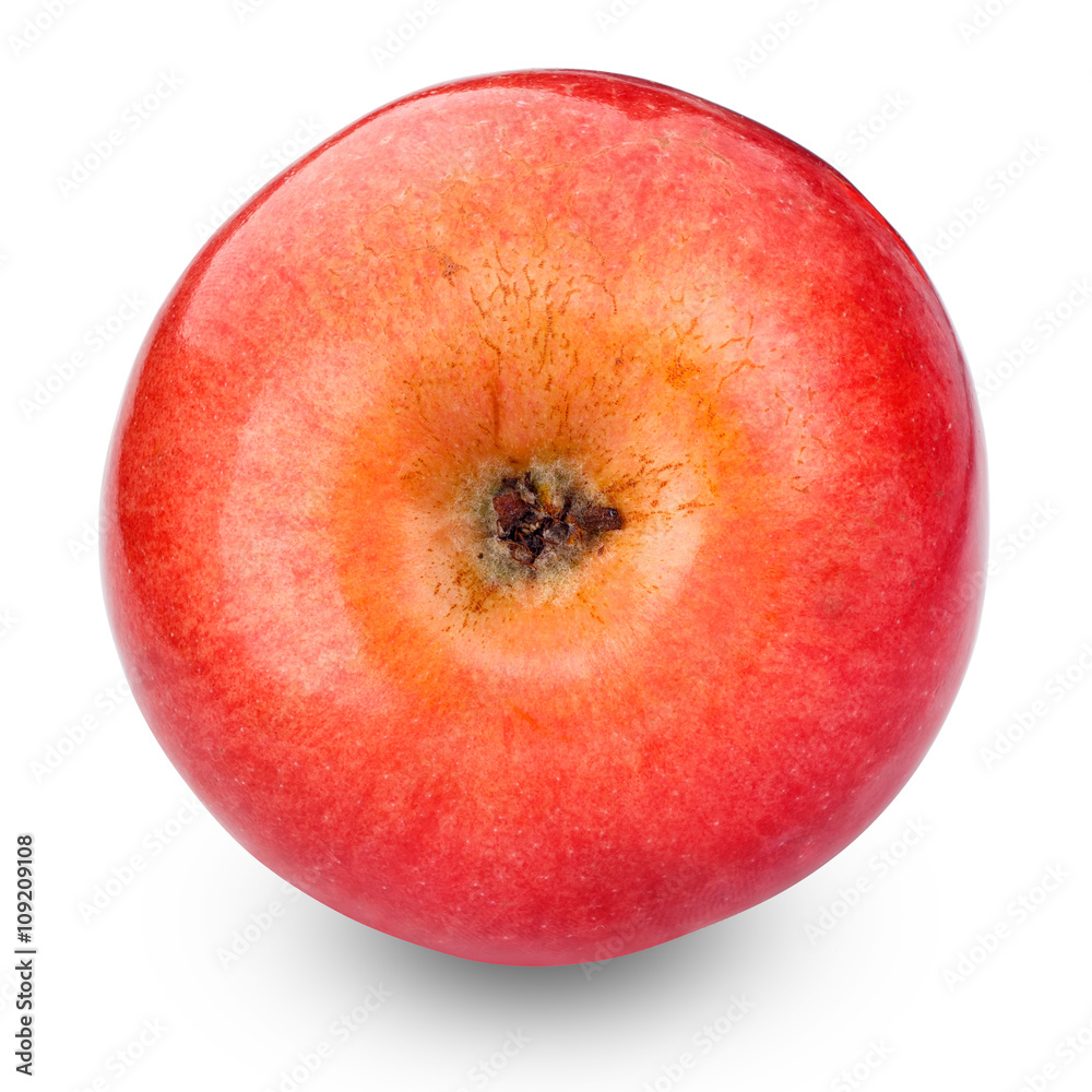 Fresh red apple isolated on white. With clipping path Fresh red apple isolated on white. With clipping path