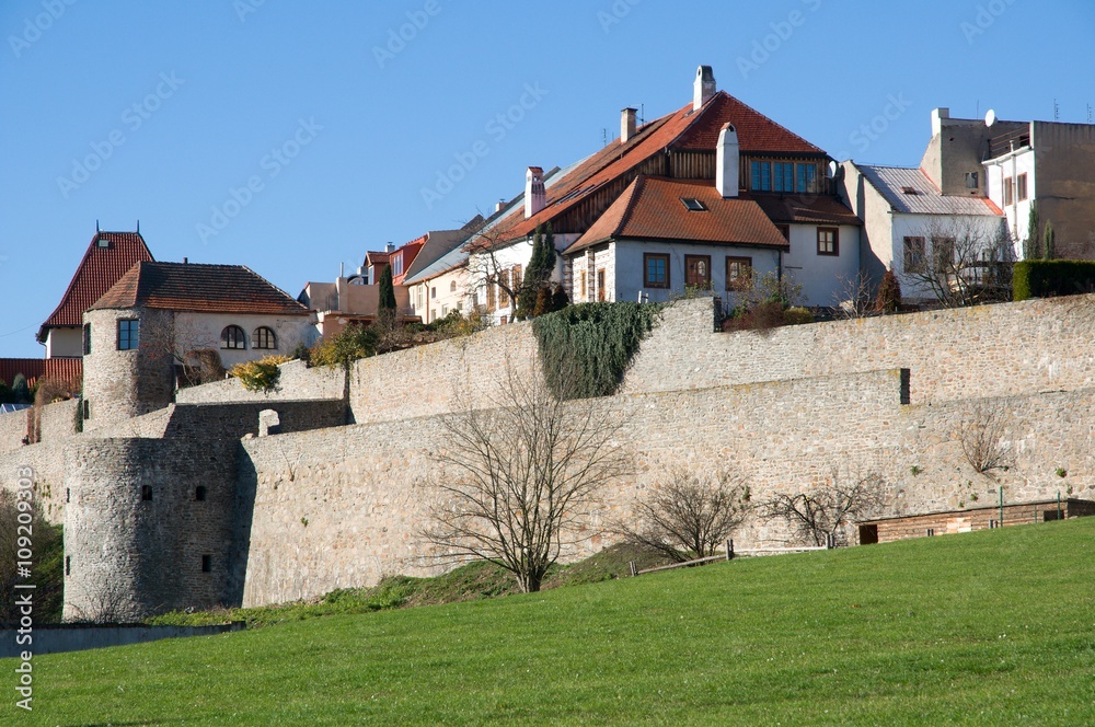 Historic town Kadan in Northern Bohemia, Czech republic.
