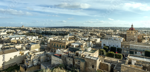 View to Victoria from Citadele  in Malta © Geraldas