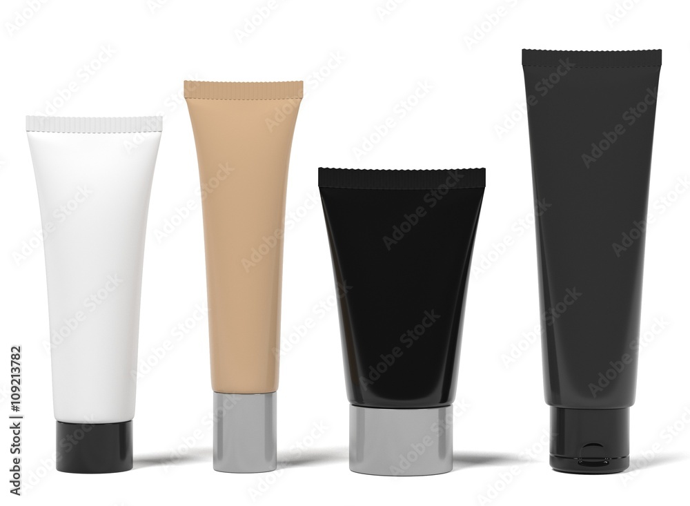 3d renderings of makeup tubes 3d renderings of makeup tubes