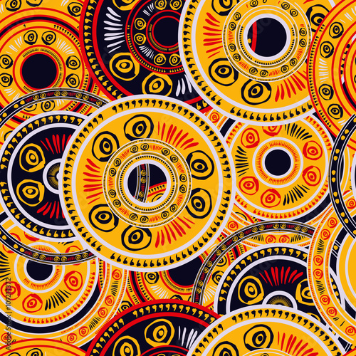 Africa triangle geometric patterns and shevron.