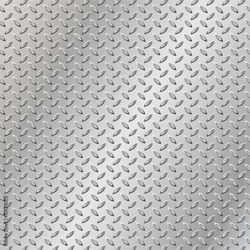 Texture of metal plate background. Vector illustration