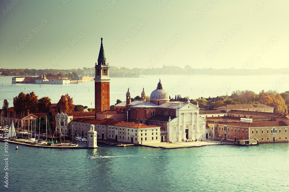 Fototapeta premium view of San Giorgio island, Venice, Italy