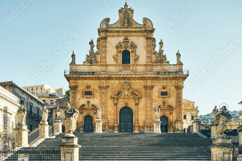 Cathedral of St Peter, Modica, Sicily, Italy photo