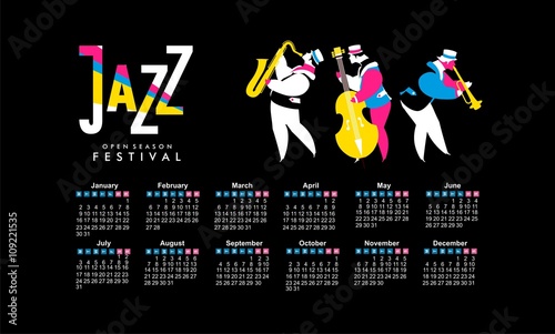 jazz and blues calendar 2017