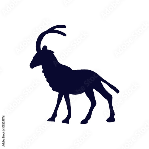  billy goat silhouette 
