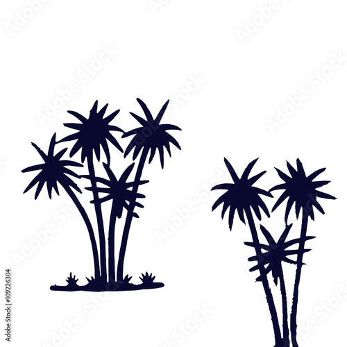 palms silhouette