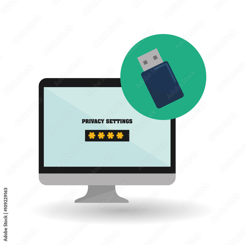 Security system design. technology illustration. protection icon Security system design. technology illustration. protection icon