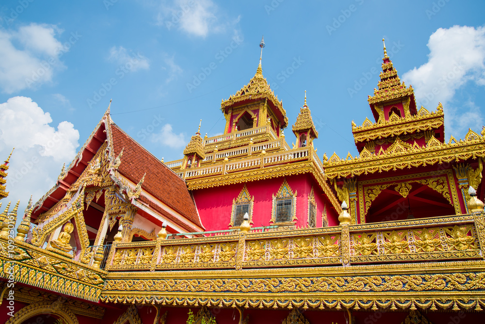 Temple in Thailand, Wat Prathat Ruang Rong, Thailand. Temple in Thailand, Wat Prathat Ruang Rong, Thailand.