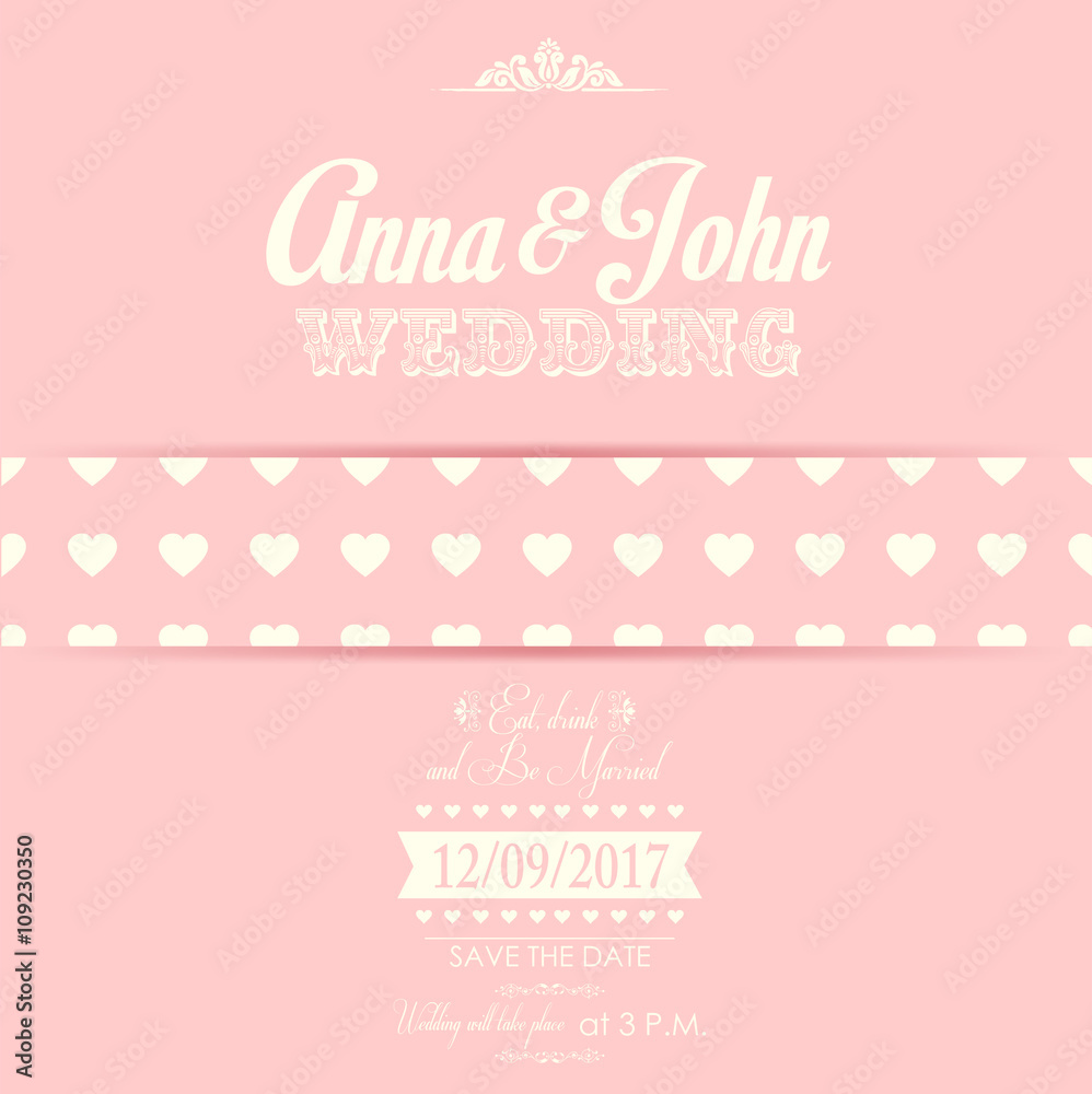 Wedding invitation