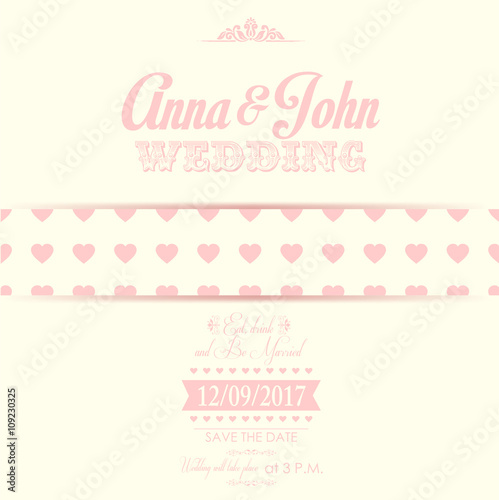 Wedding invitation