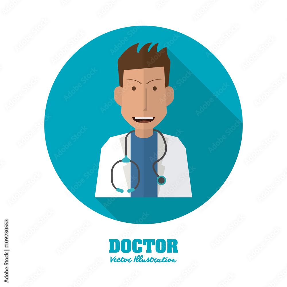 Doctor design, medical and healthcare concept Doctor design, medical and healthcare concept